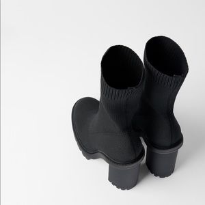 ZARA Sock ankle boot Women’s 40